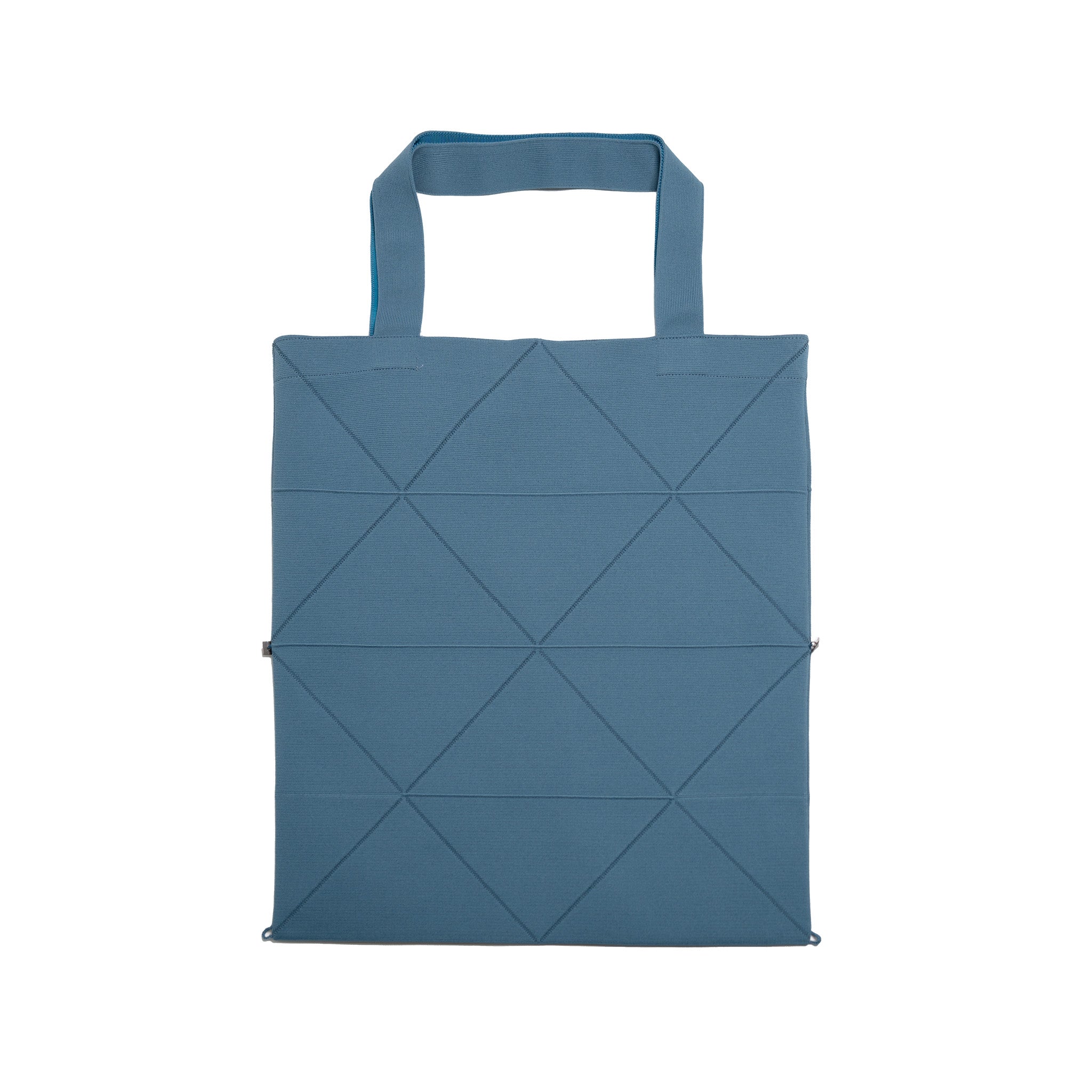 amicom」ORIGAMI KNIT BAG-DENIM BLUE 折り紙バッグ